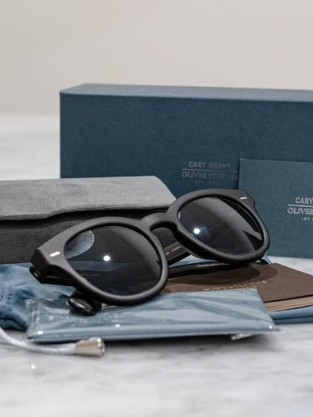 Oliver Peoples Cary Grant Sunglasses — Black — Brand New in Box